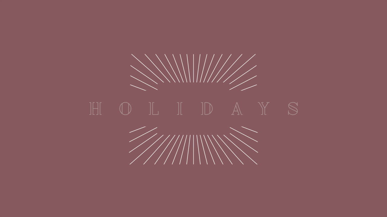 휴일에는 미니멀한 이 있는 현대적이고 활기찬 로고가 있습니다.