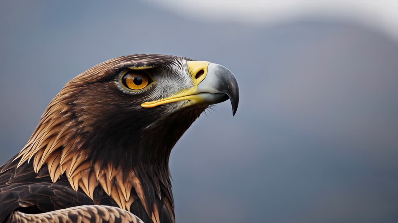 Close-up of a Majestic Golden Eagle