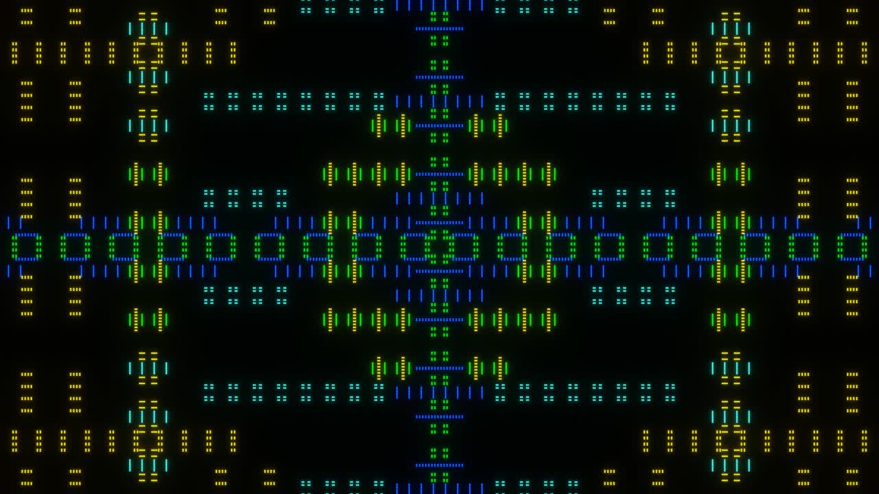 Abstract flickering mosaic background VJ Loo