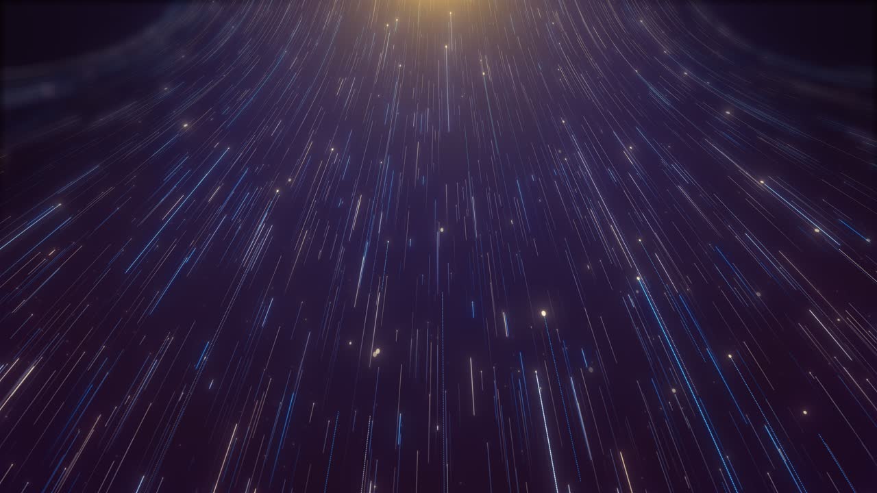 Golden particle light background shiny sparkling trail particles falling down winner screen abstract