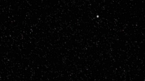 empty space filled with stars in the universe