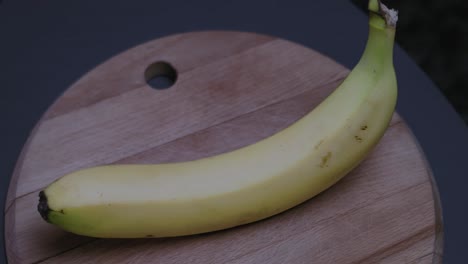 a banana on a desk