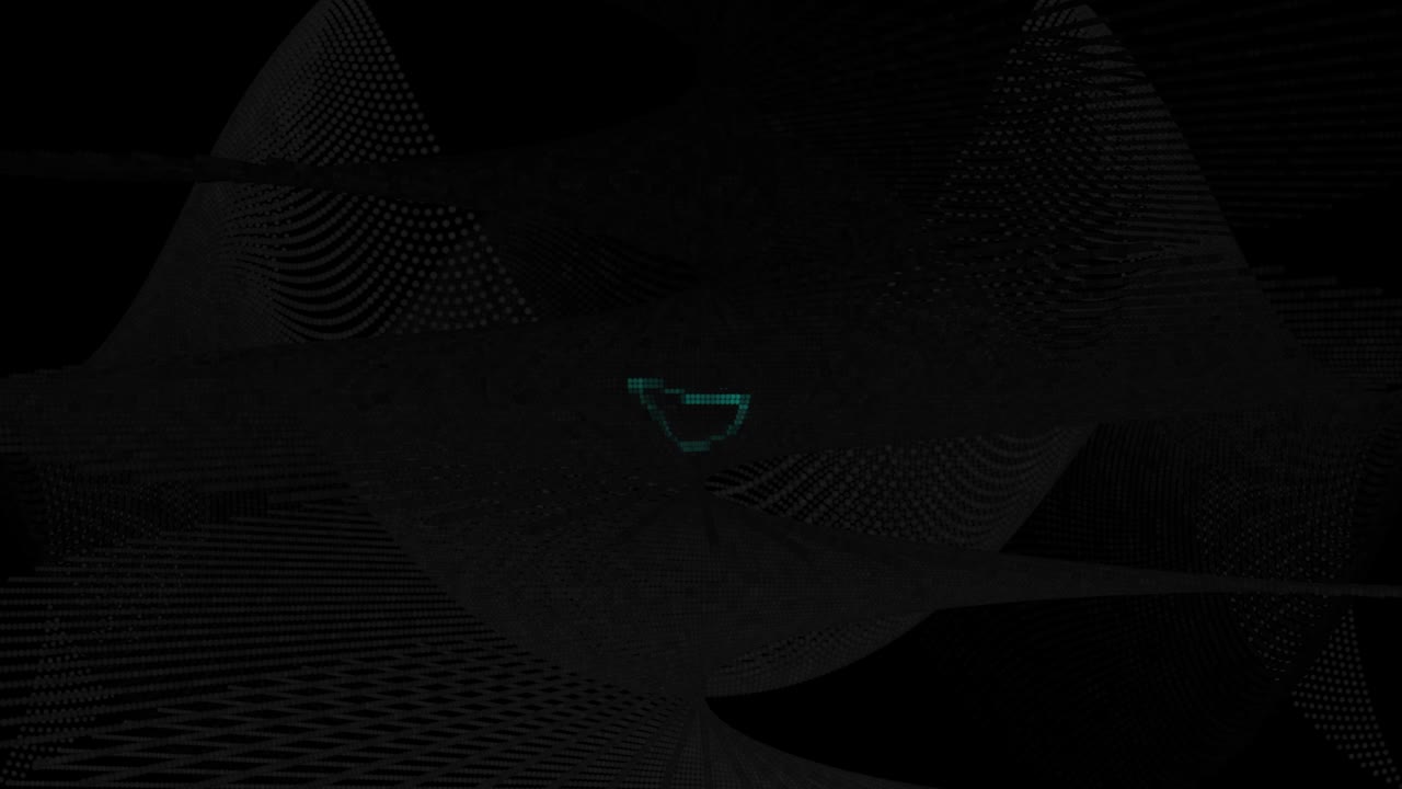 Particle diffusion scattering loop animation motion graphics