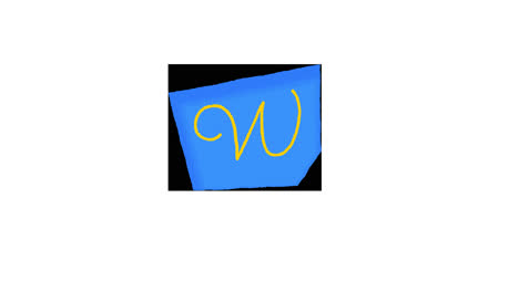 logotipo de la letra w