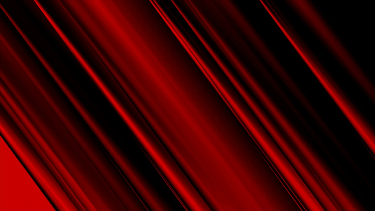 Sfondo animato tecnologico astratto con strisce lisce rosso scuro