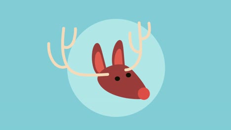 cartoon reindeer