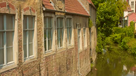 Medieval-stone-architectural-style-in-Bruges-in-Belgium_4K