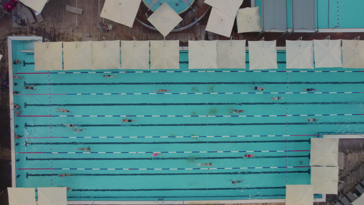 방문자 들 이 수영 하고 있는 고든 소금 물 수영장 -  ⁇  에 올라가는  ⁇