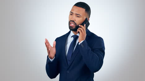 Business-man,-phone-call-and-communication