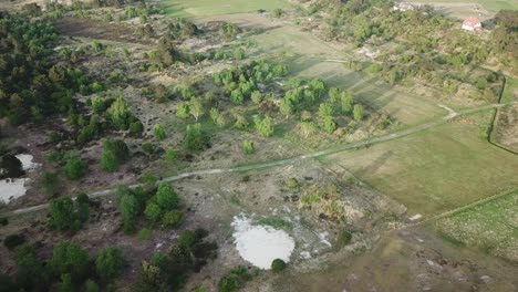 Imágenes-De-Drones-Capturan-A-Personas-Caminando-En-La-Naturaleza