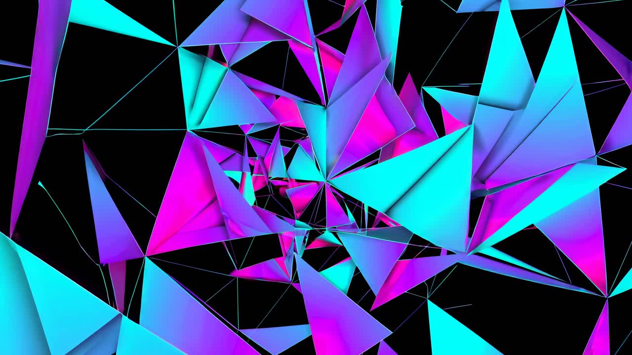 triángulos geométricos abstractos