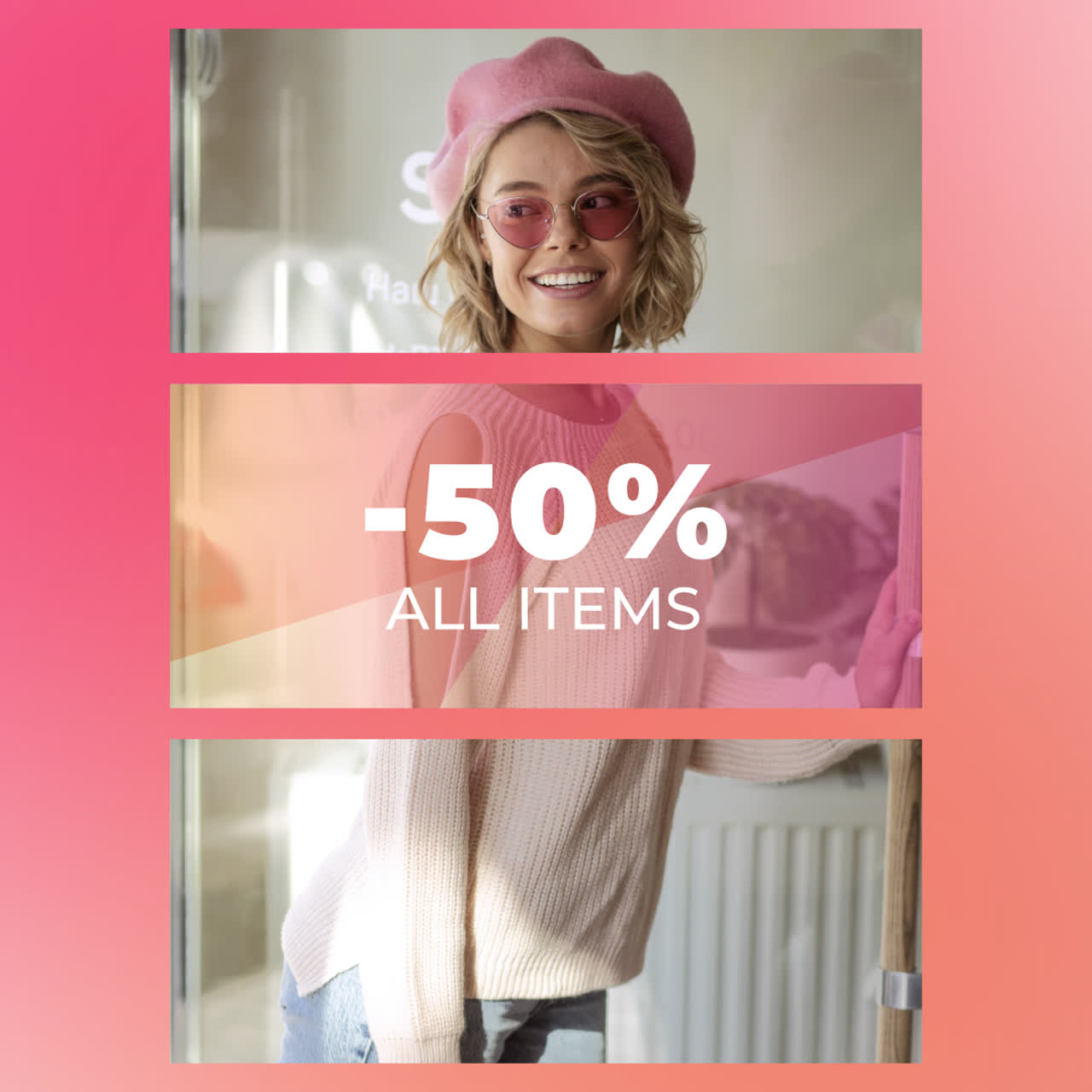 Fashionable Gradient Ads