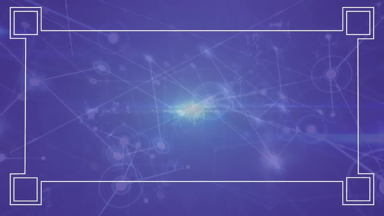 데이터 프로세싱을 통한 연결 네트워크의 애니메이션