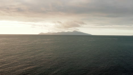 Drone-shot-of-Kapiti-Island-on-the-West-coast-of-the-North-island-of-New-Zealand