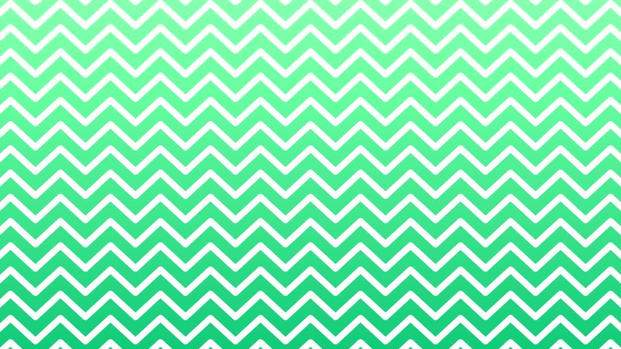 Changing Green Zigzag Background