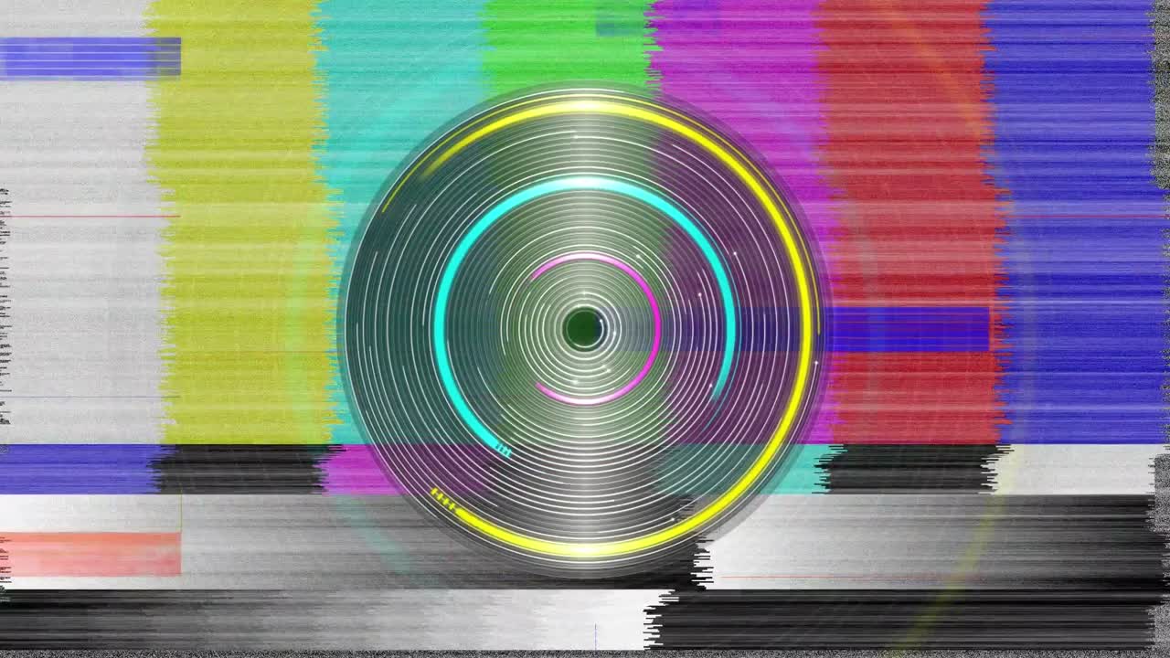 다채로운 정적 및 회전 원