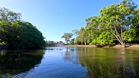 peaceful river cruise through lush landscapes