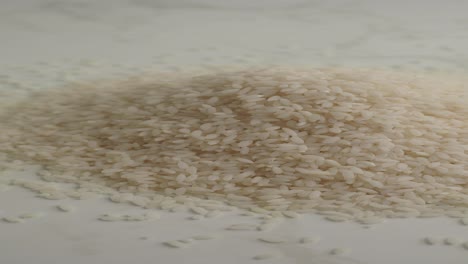 pile of white rice