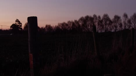 sunset in new zealand with red sky and beautiful foreground