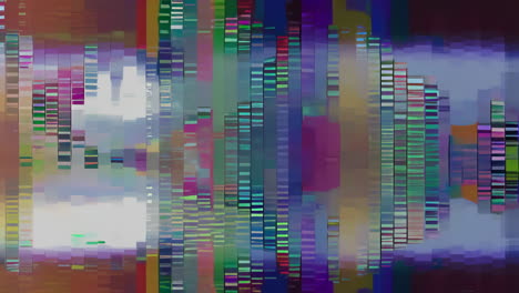 abstract glitch art background with colorful digital distortion