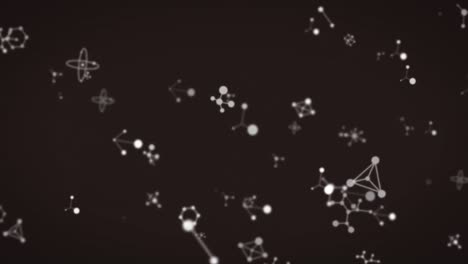 Animation-of-moving-white-molecules-on-black-background