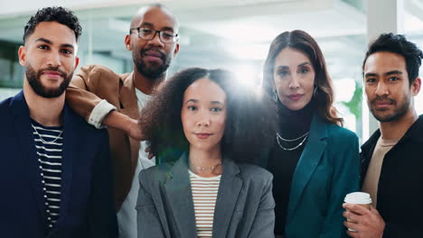 diverse team of professionals in an office setting