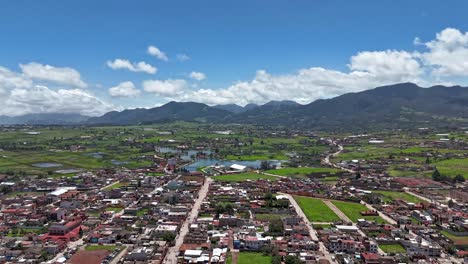 dynamic cityscape hyperlapse, chignahuapan in mexico