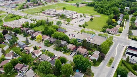 aerial view of a nepean school and surrounding houses