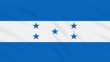 honduras flag waving cloth, background loop