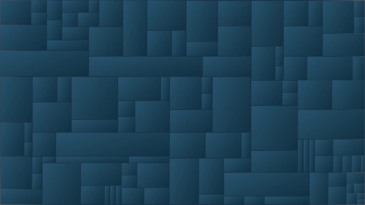 transformación dinámica de bloques azules abstractos