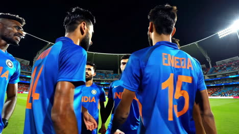 indian football team celebrating a victory