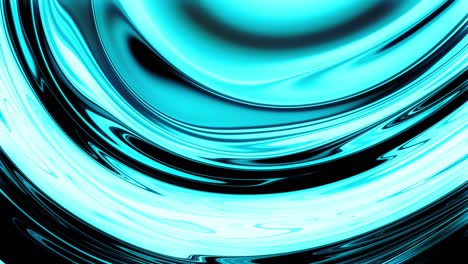 black and blue liquid swirls in abstract background