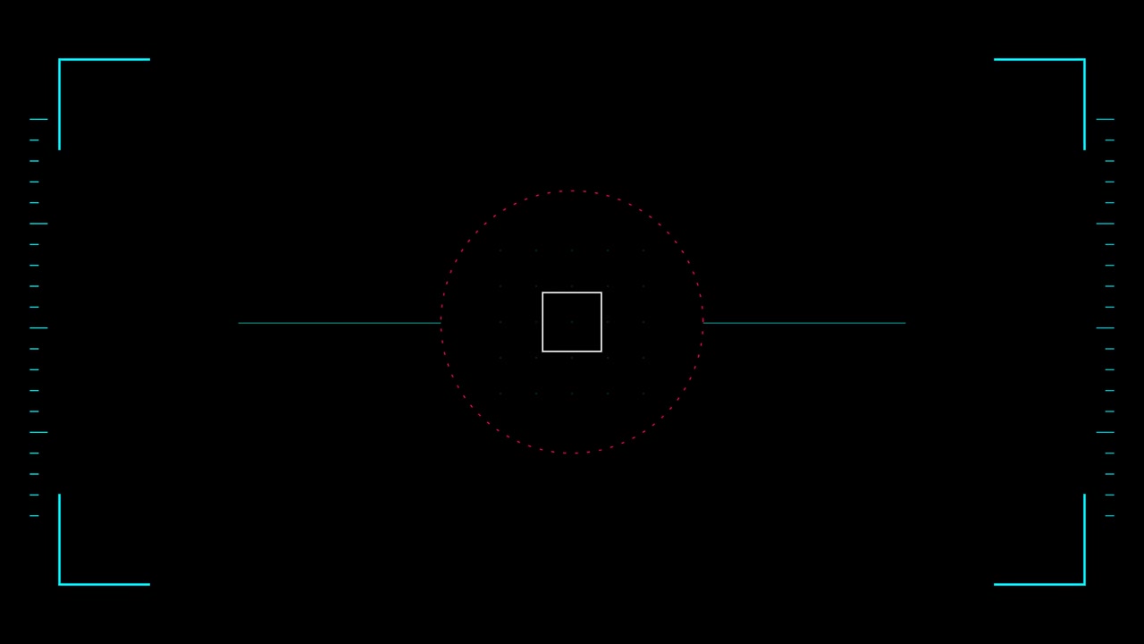 Digital Camera Viewfinder Overlay with Focus Reticle