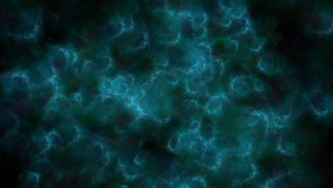 Universo-Con-Polvo-Volador-En-Nubes-Azul-Oscuro