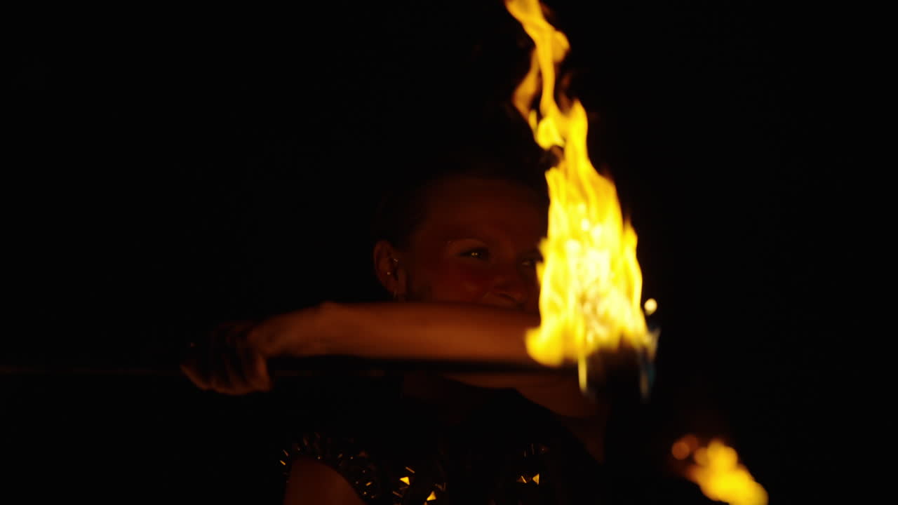 Fire Juggler Performance