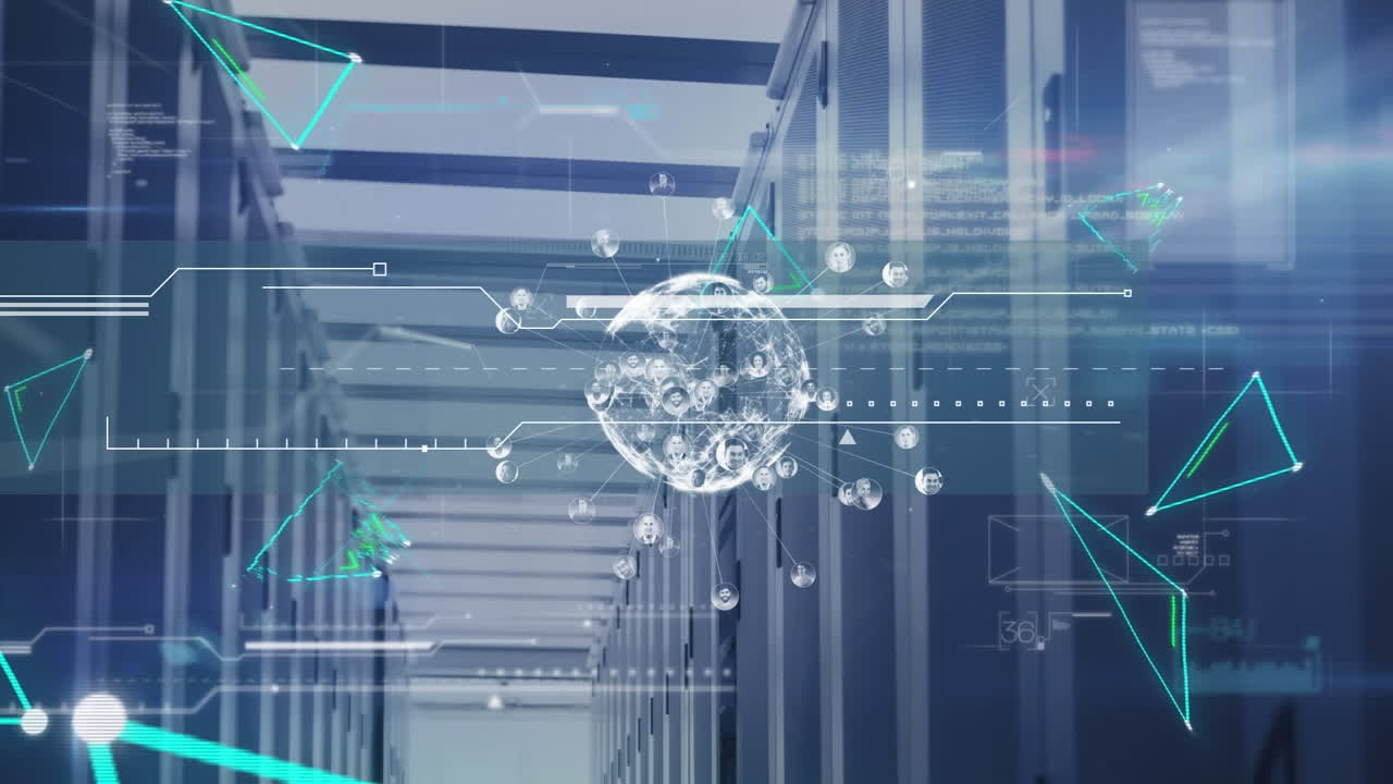 서버  ⁇ 을 통한 디지털 인터페이스의 애니메이션