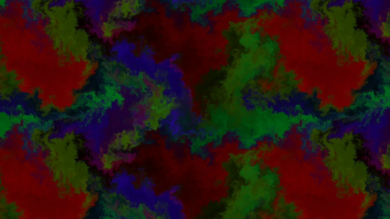 Green, blue and red smoke pattern, graphic
