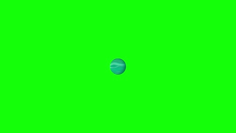 a dynamic animation of neptune with shattering effects and vibrant color transitions, showcasing fluid motion and visual transformation