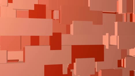 fondo de movimiento de coral 3d abstracto.