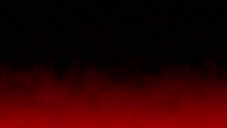 Rainfall-animation-overlay-background-motion-graphics-storm-seamless-raindrops-falling-thunderstorm-overlay-visual-effect-gradient-black-red