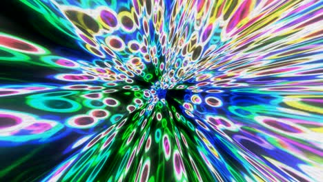 movimiento abstracto, colorido y suave infinito o bucle sin costuras.