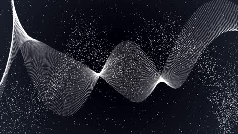 particles background in slowly moving waves