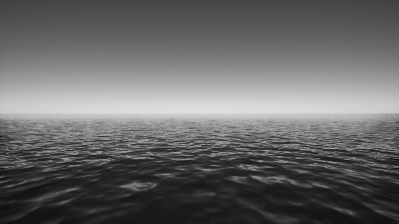 바다 위의 아침 안개