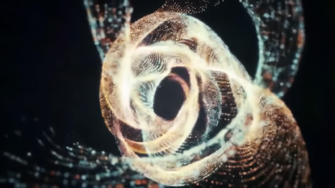 Captivating Glow of Spiraling Light: An Enchanting Visual Journey Through a Hypnotic Cosmic Vortex of Color and Energy, Drawing You into the Depths of Abstract Beauty