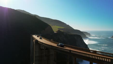 Drone-shot-of-Bixby-Creek-Bridge-on-Scenic-Coastline-at-Big-Sur-State-park-off-Pacific-Coast-Highway-in-California-4