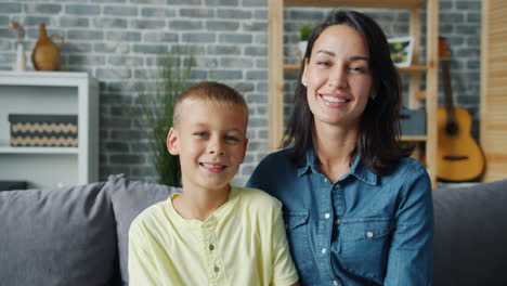 retrato de madre e hijo