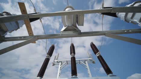 construction of a transformer substation