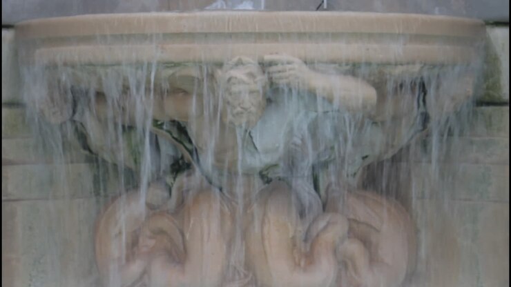Fountain with Statue