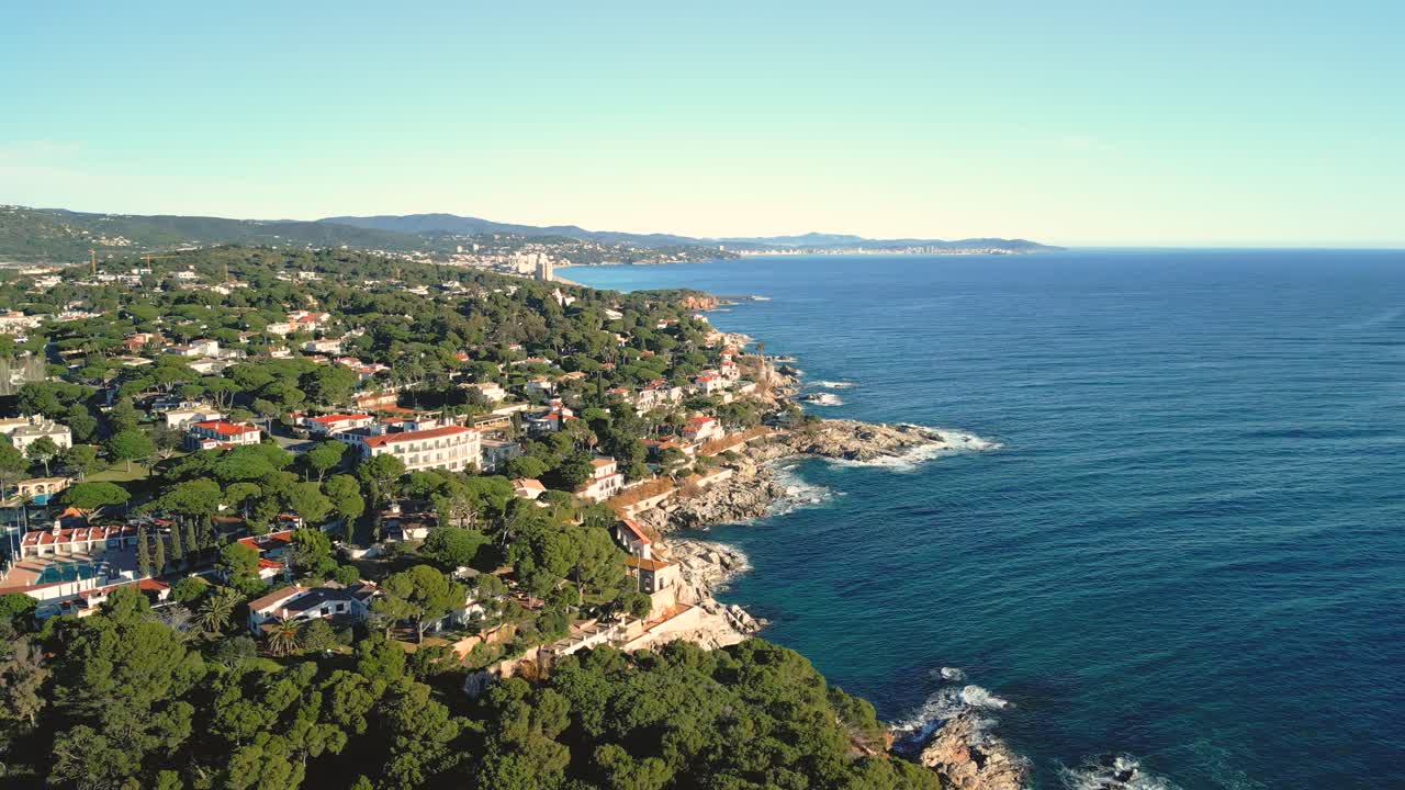 Roquebrune-cap-martin showcases its stunning coastline where the deep blue mediterranean sea meets the vibrant green landscape