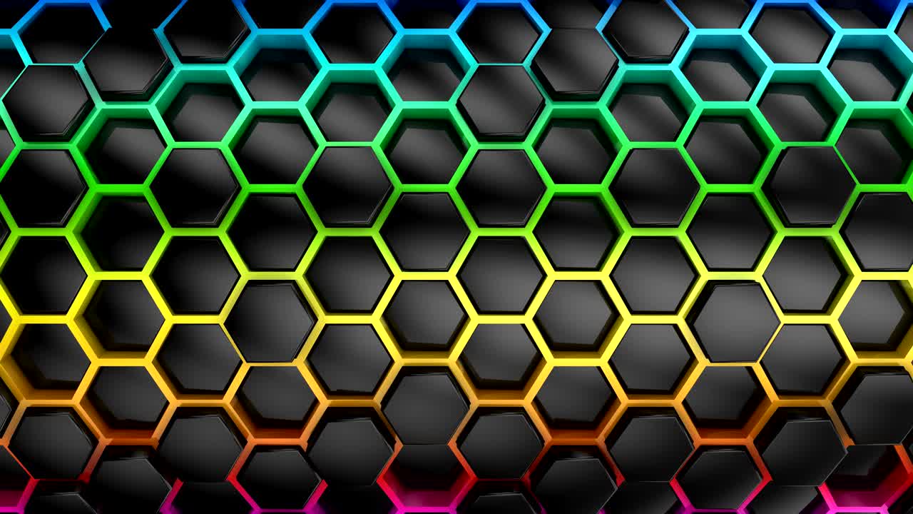 fondo de los hexágonos